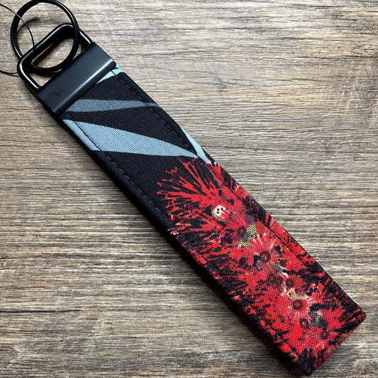 Fabric Fob Keychain - Callistemon