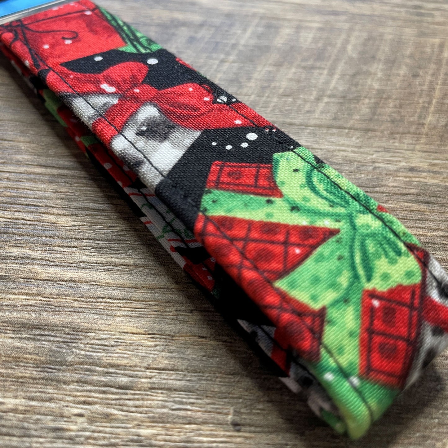 Fabric Fob Keychain - Christmas Presents
