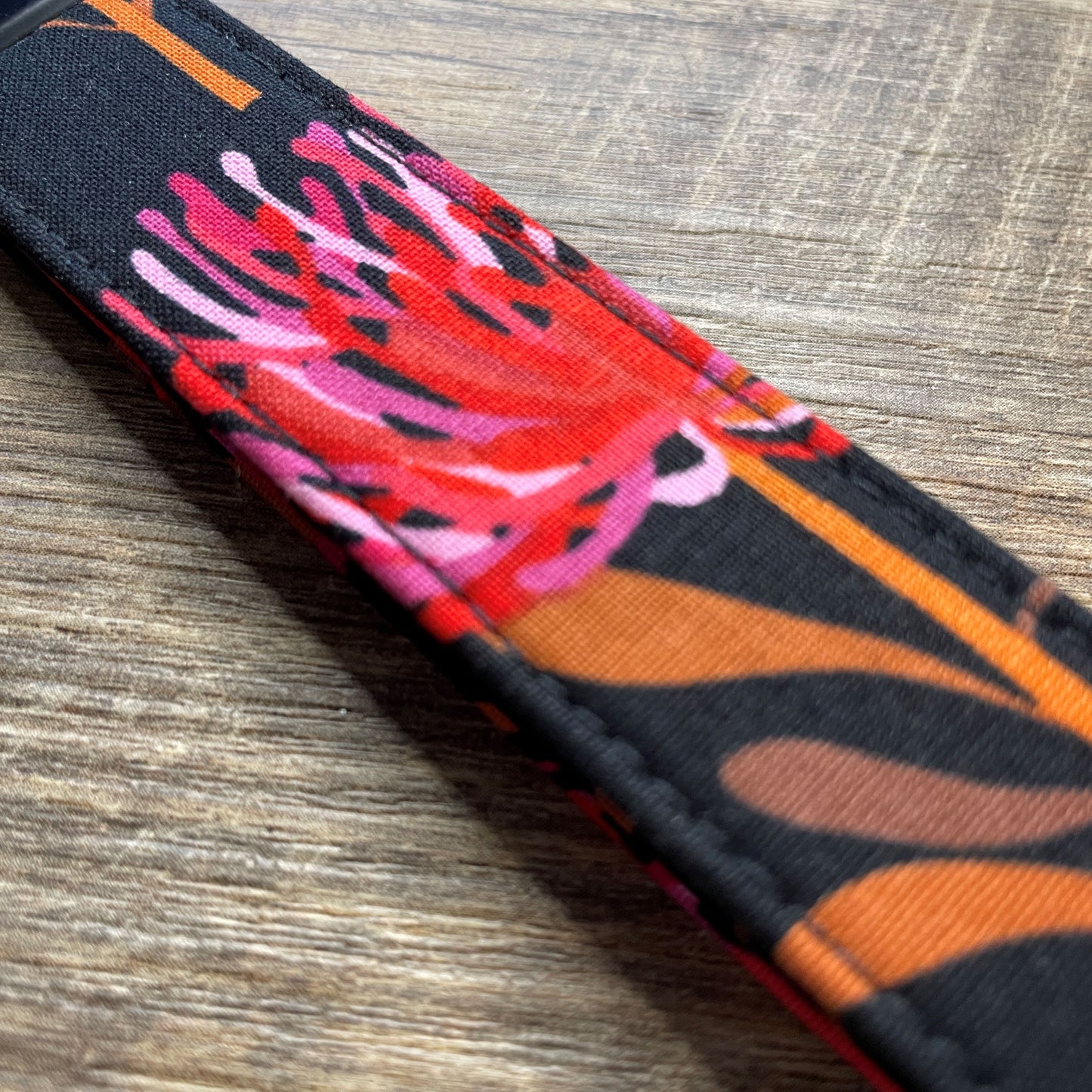 Fabric Fob Keychain - Waratah