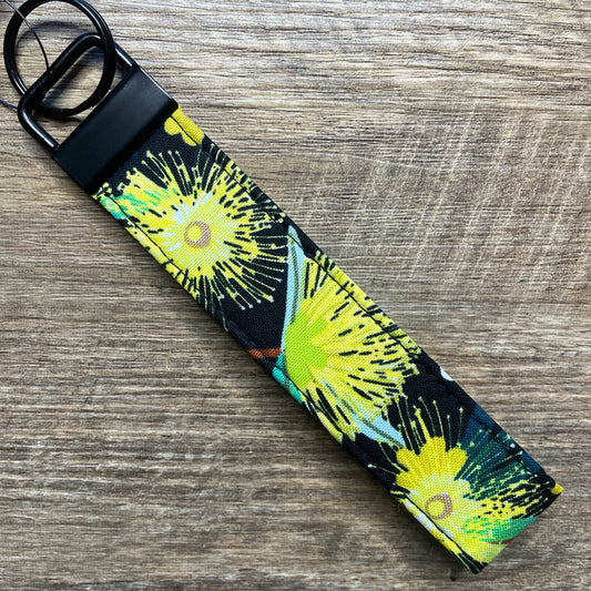 Fabric Fob Keychain - Yellow Native