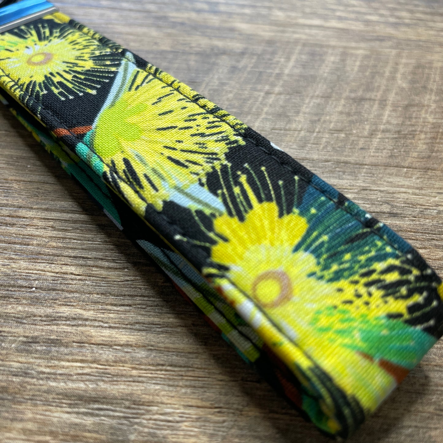 Fabric Fob Keychain - Yellow Native