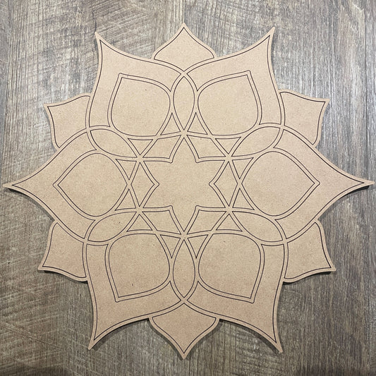 MDF Layered Cutout Mandala 3