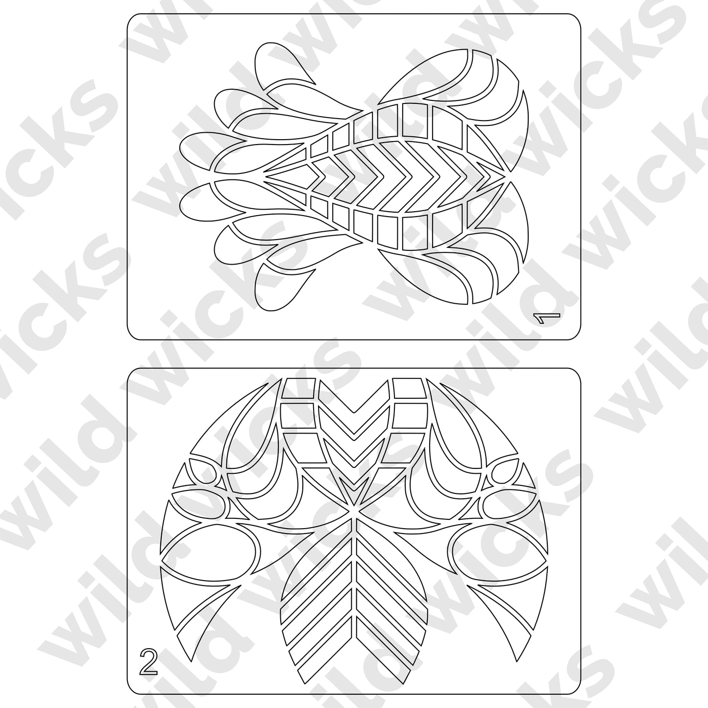Mandala Maker Stencil Set 2 - Set of 4