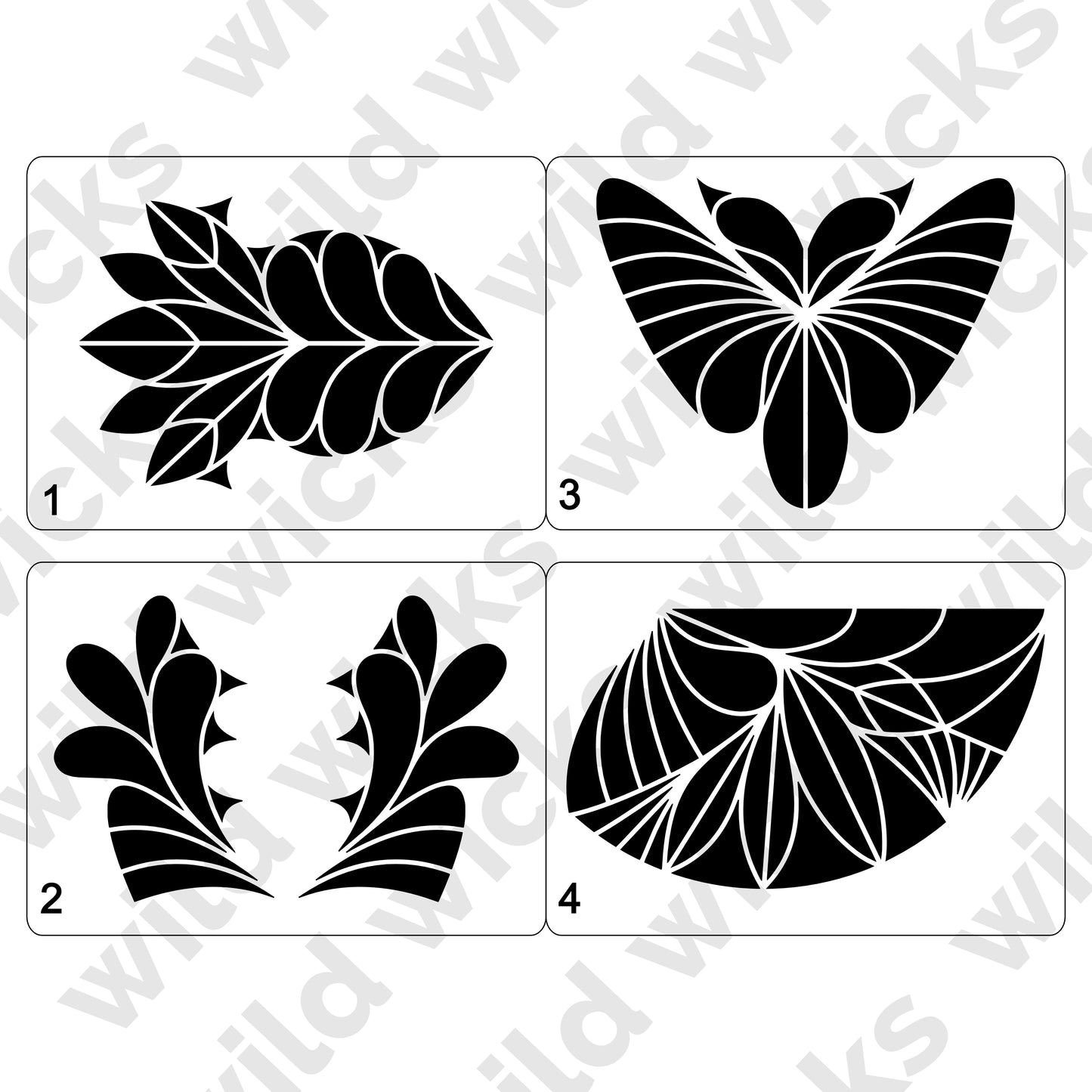 Mandala Maker Stencil Set 3 - Set of 4