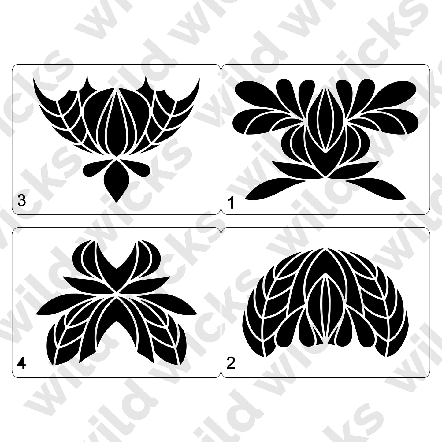 Mandala Maker Stencil Set 1 - Set of 4