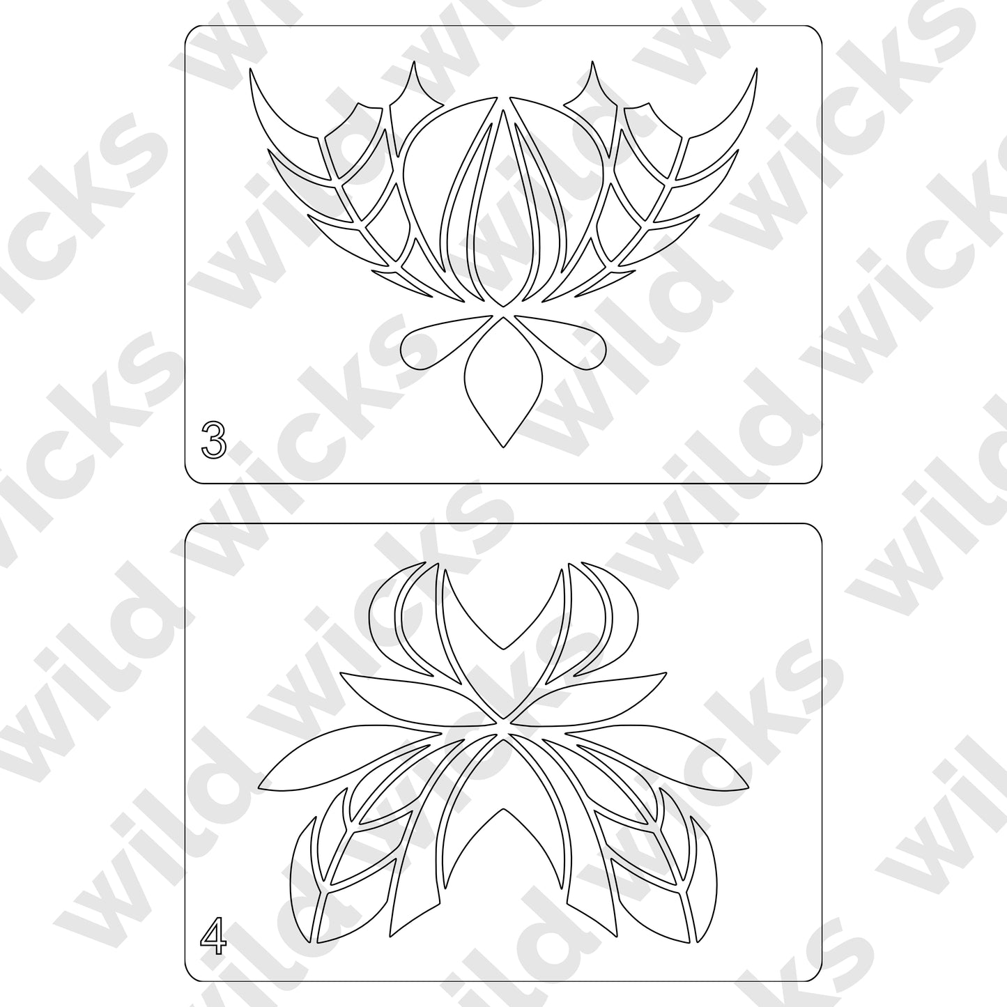 Mandala Maker Stencil Set 1 - Set of 4