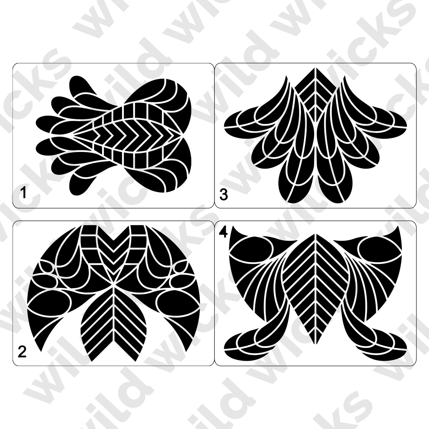 Mandala Maker Stencil Set 2 - Set of 4