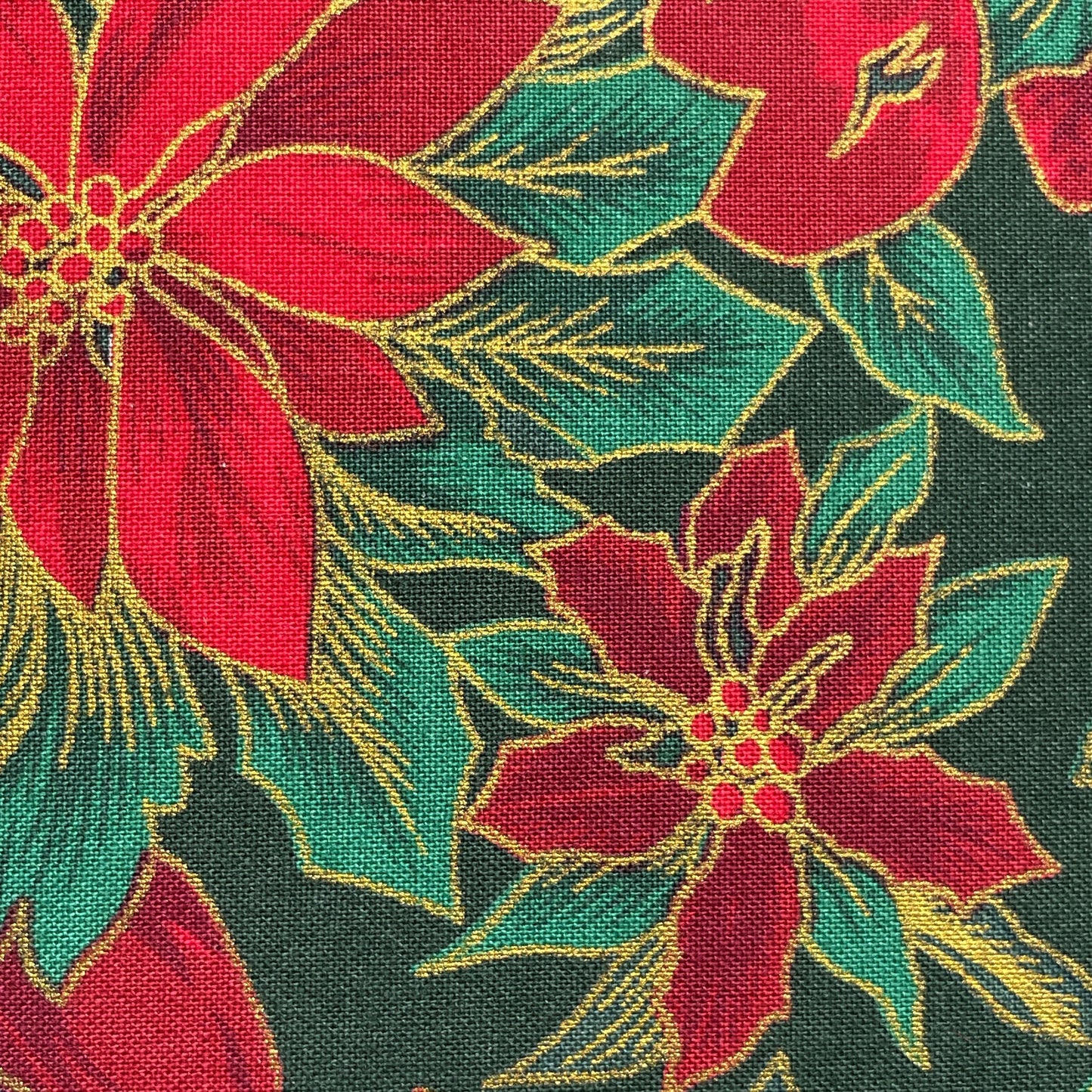 Wilddori Traveler's Notebook Cover Christmas Poinsettia