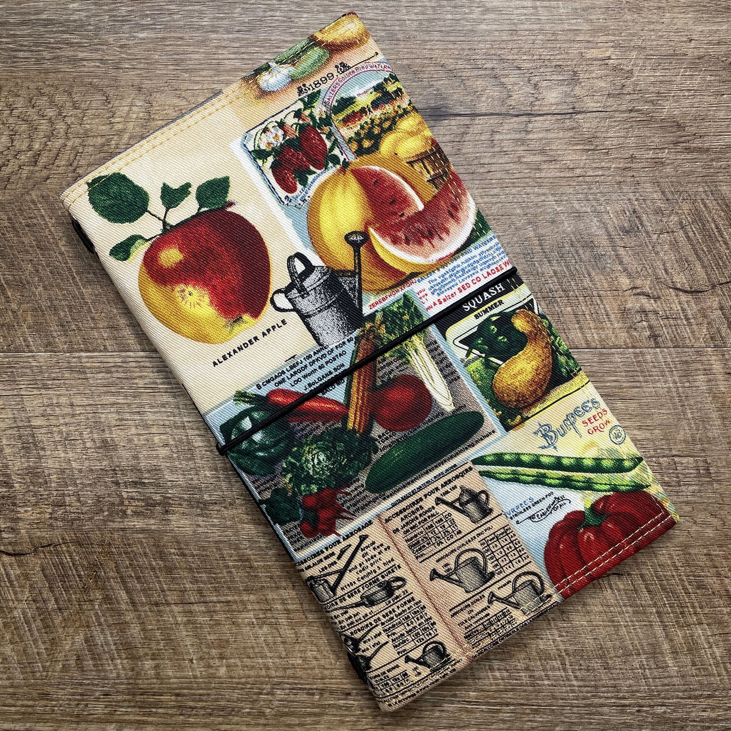 Wilddori Traveler's Notebook Cover Vintage Garden