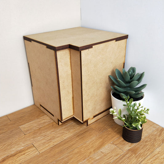 DIY Wooden Kit - 1/6 Scale Corner Cupboard Unit