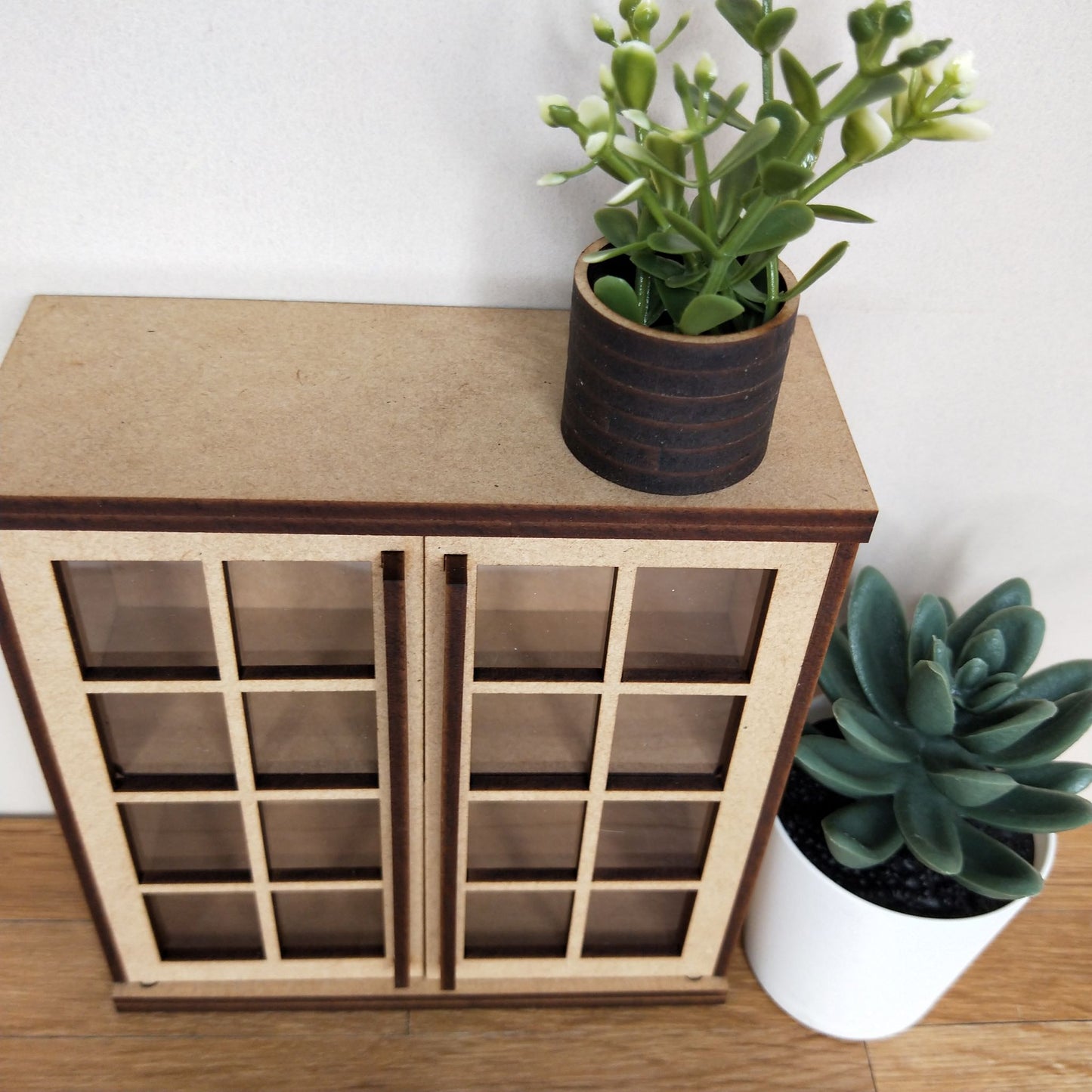 DIY Wooden Kit - 1/6 Scale Overhead Cupboard Square Cutout