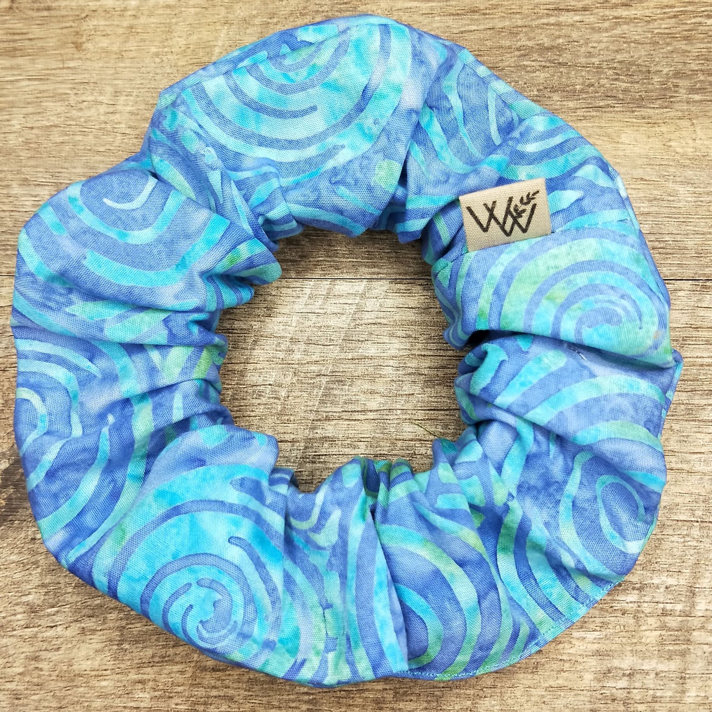 Scrunchies - Batik Blues