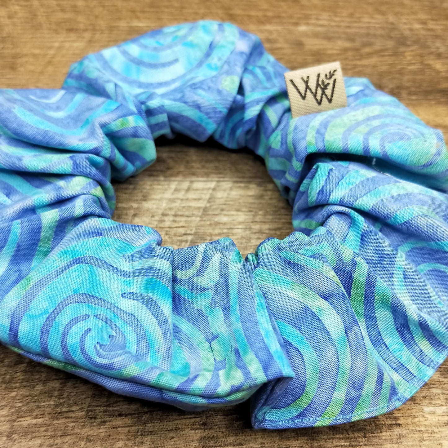 Scrunchies - Batik Blues