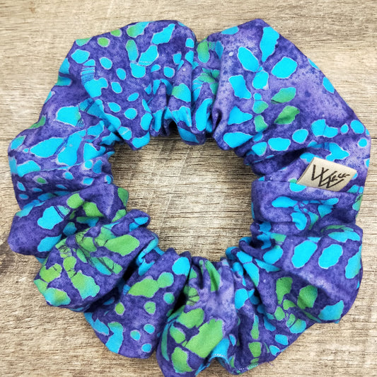 Scrunchies - Batik Purple Turquoise