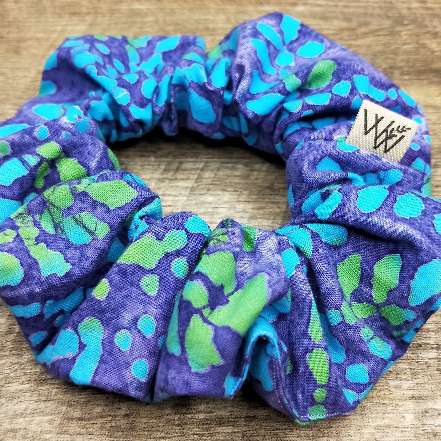 Scrunchies - Batik Purple Turquoise