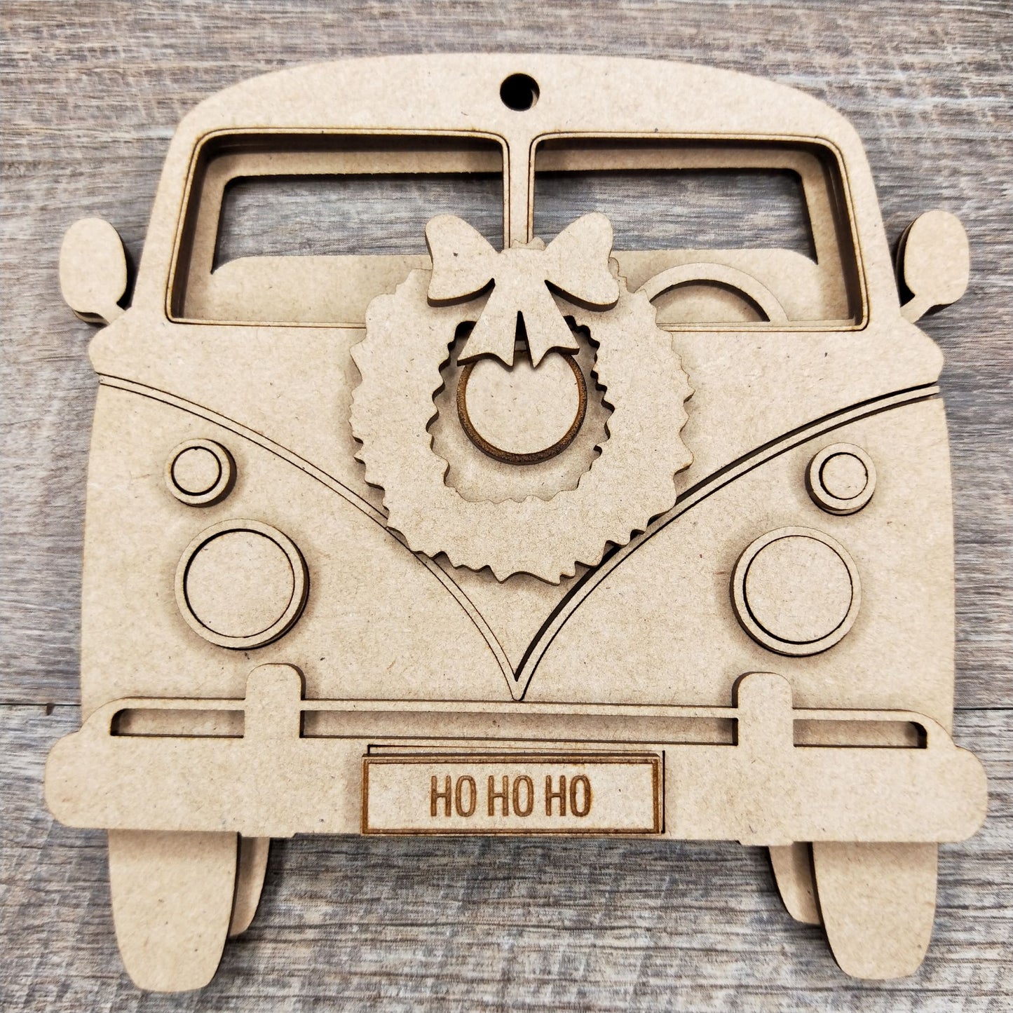 Wooden DIY Christmas Retro Car and Van Decoration Kits