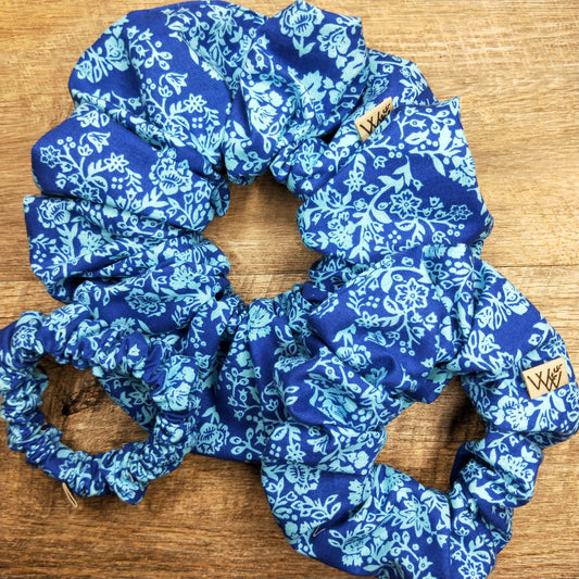 Scrunchies - The Blues Floral