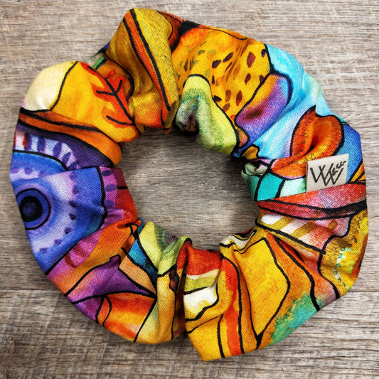 Scrunchies - Painted Abstract