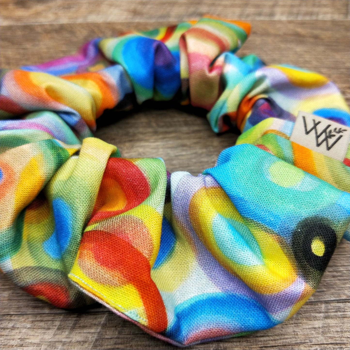 Scrunchies - Painted Abstract Circles