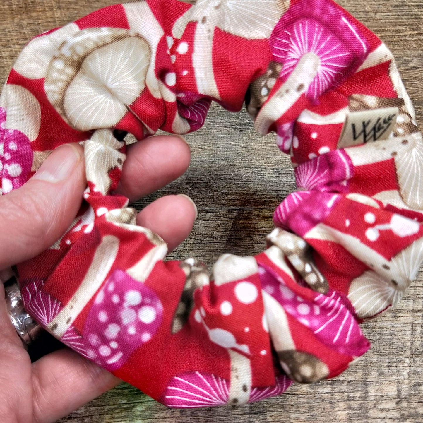 Scrunchies - Red Mushrooms