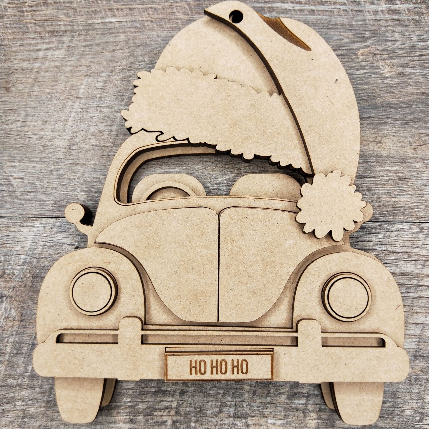 Wooden DIY Christmas Retro Car and Van Decoration Kits