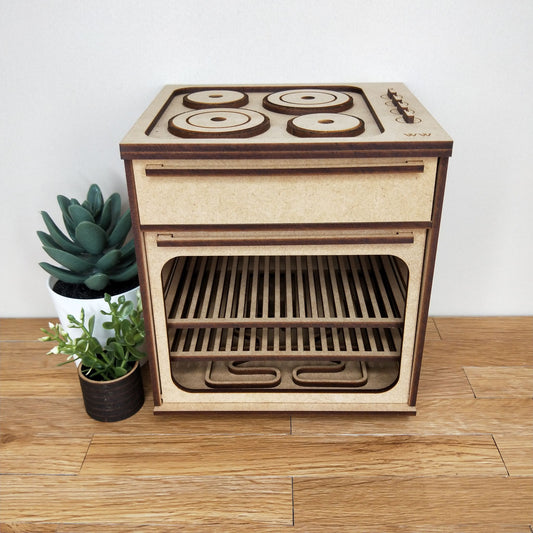 DIY Wooden Kit - 1/6 Scale 'Electric' Oven