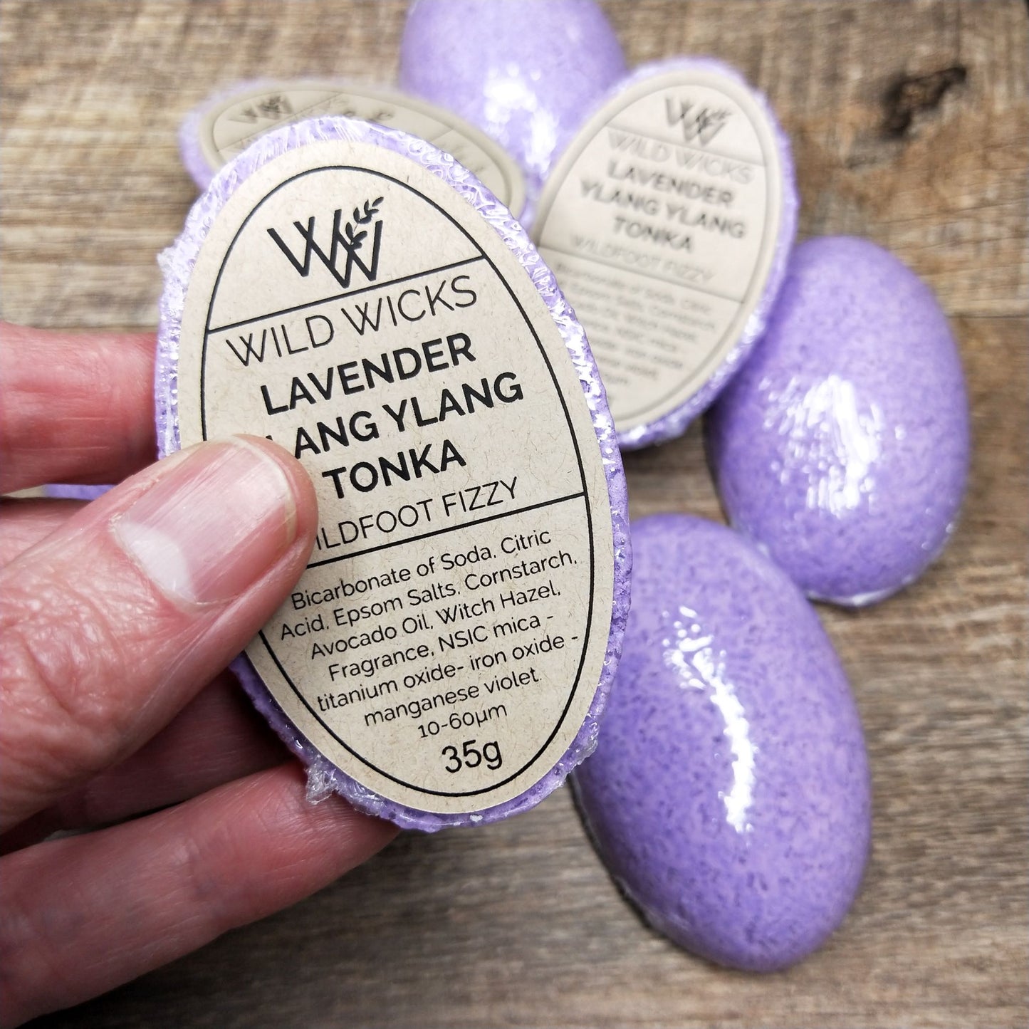 Wildfoot Fizzy Lavender - Ylang Ylang - Tonka