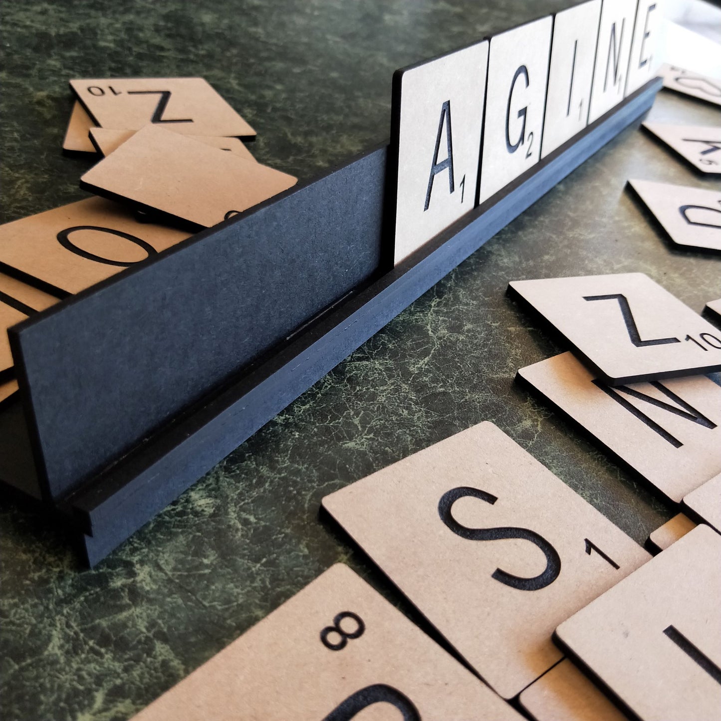 Wooden Letter Tile  Holder for 6 x 6 cm Tiles