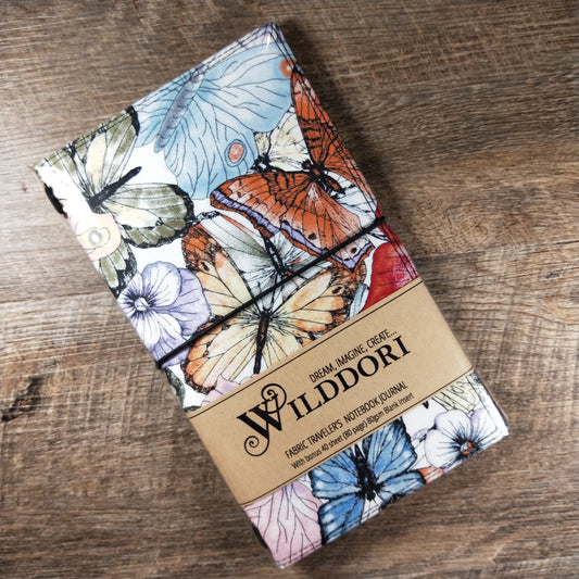 Wilddori Traveler's Notebook Cover Sketched Butterfly