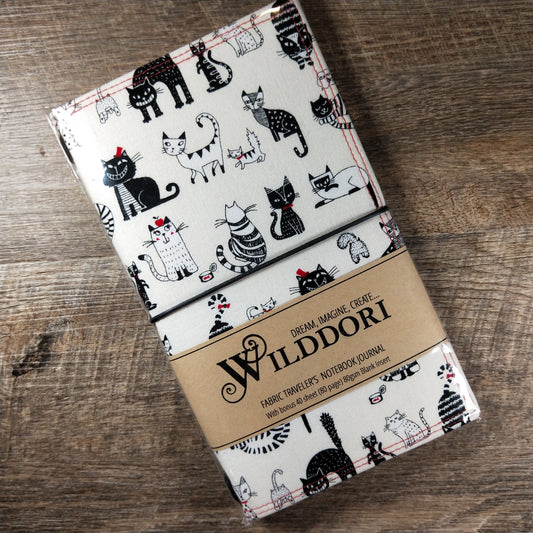 Wilddori Traveler's Notebook Cover Sketchy Kitty