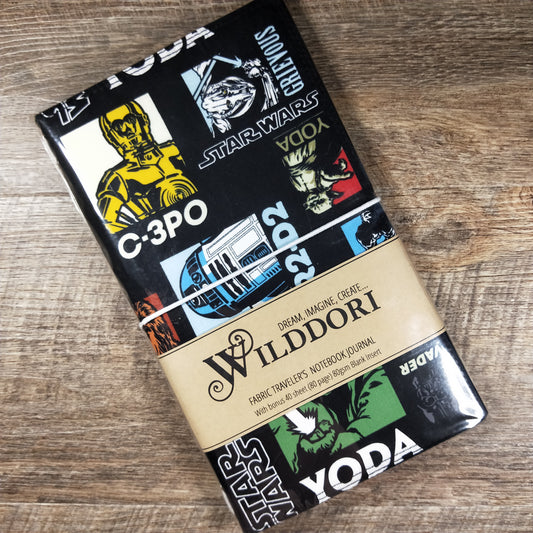 Wilddori Traveler's Notebook Cover Star Robot