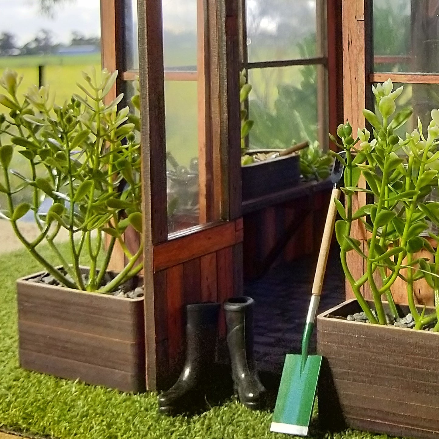 Greenhouse DIY Wooden Kit - Diarama