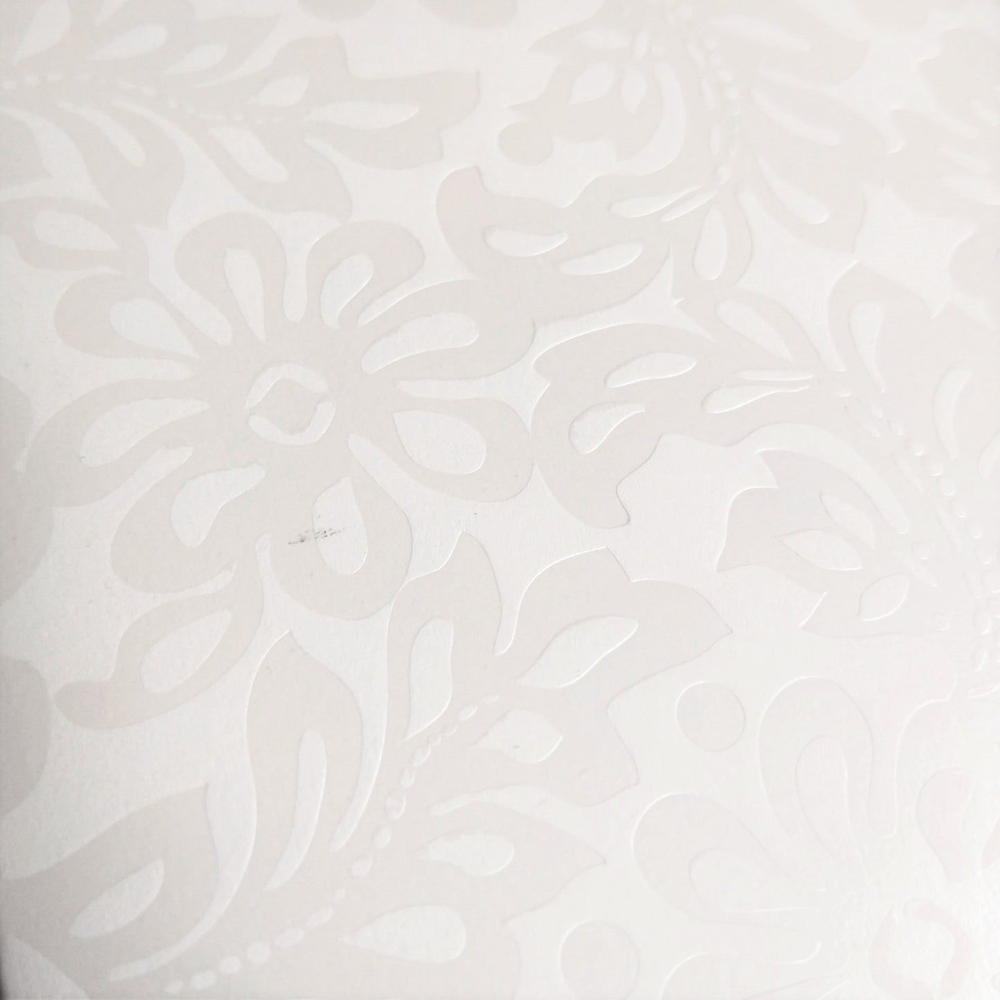 Wilddori 40 sheet Blank Insert, White Pearl Floral