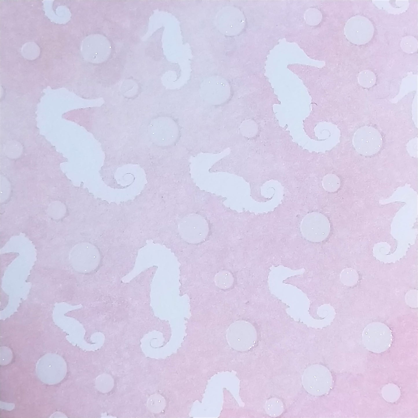 Wilddori 40 sheet Blank Insert - Ocean Pink Seahorse