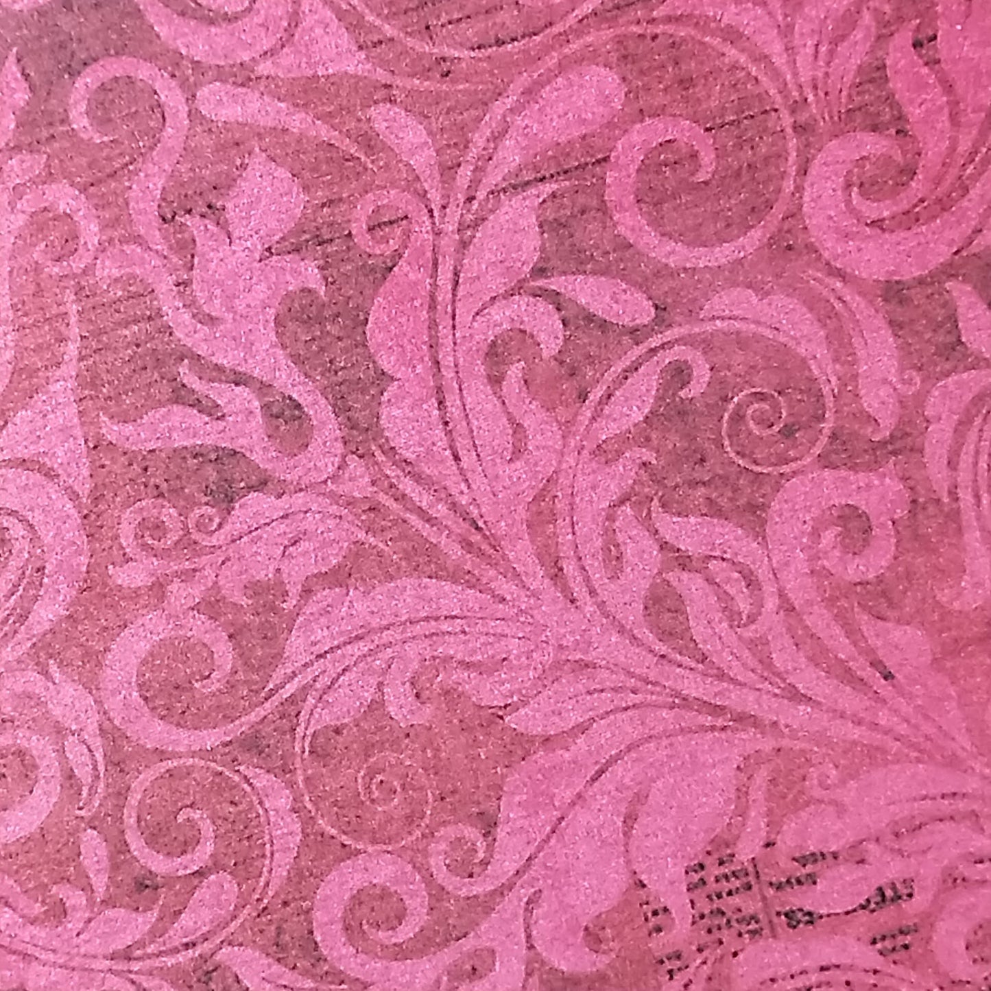 Wilddori 40 sheet Blank Insert - Vintage Ruby Flourish