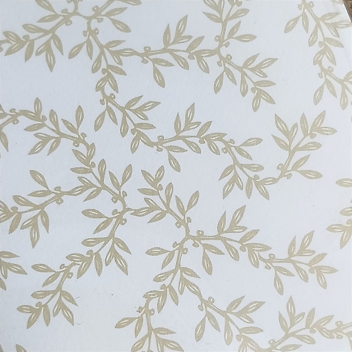 Wilddori 40 sheet Blank Insert - Neutral Leaves