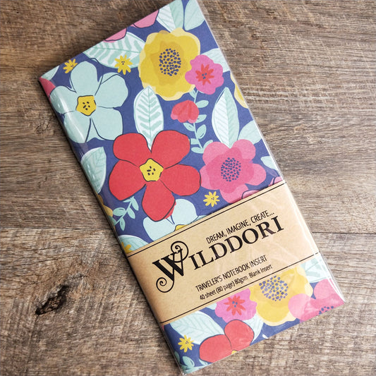 Wilddori 40 sheet Blank Insert - Painted Blossom