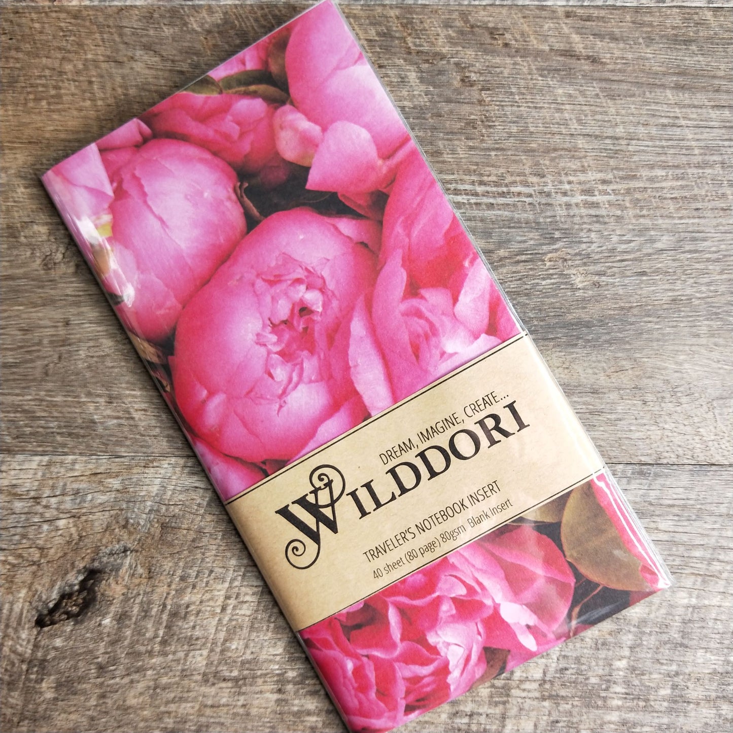 Wilddori 40 sheet Blank Insert - Pink Blooms