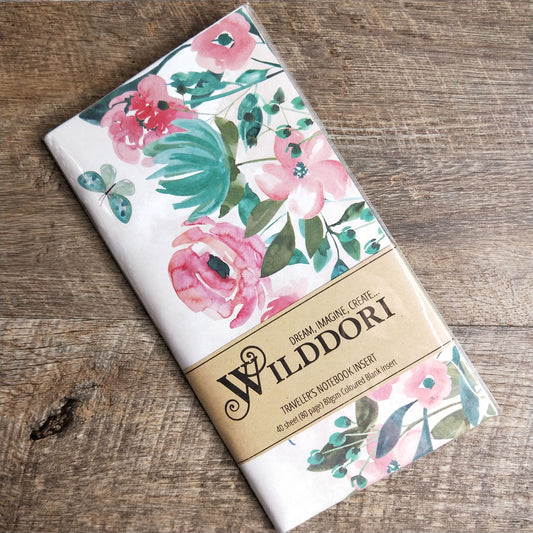 Wilddori 40 sheet Blank Insert - Floral Border