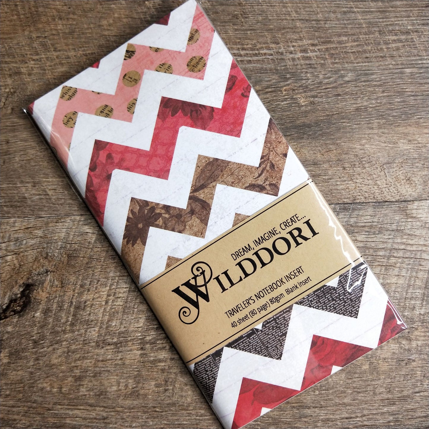 Wilddori 40 sheet Blank Insert - Chevron