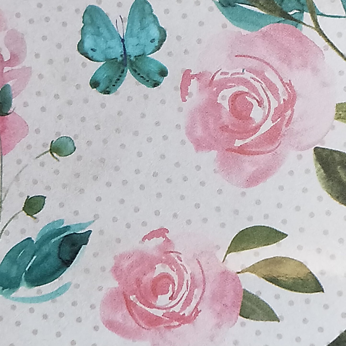 Wilddori 40 sheet Blank Insert - Butterfly and Rose