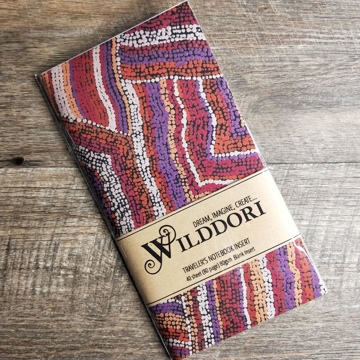 Wilddori 40 sheet Blank Insert - Australian Indigenous Design 6