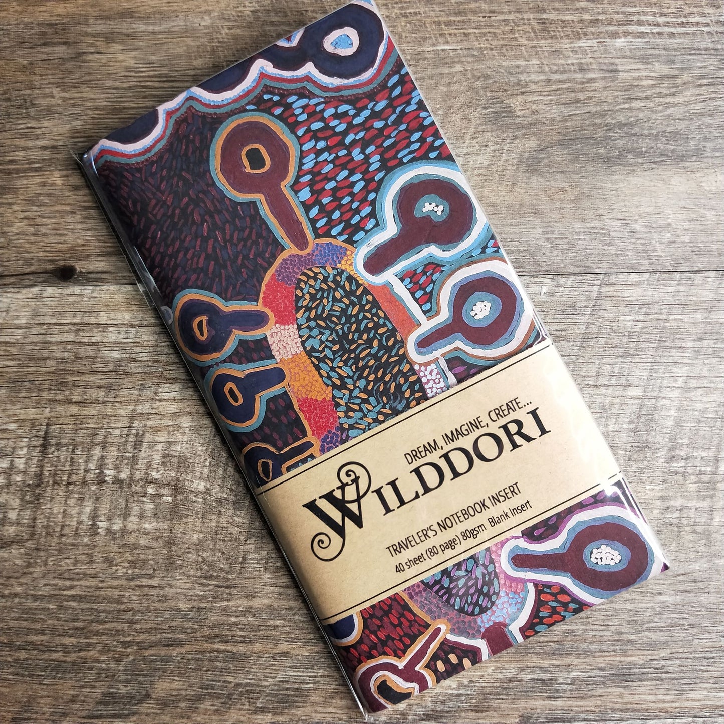 Wilddori 40 sheet Blank Insert - Australian Indigenous Design 8