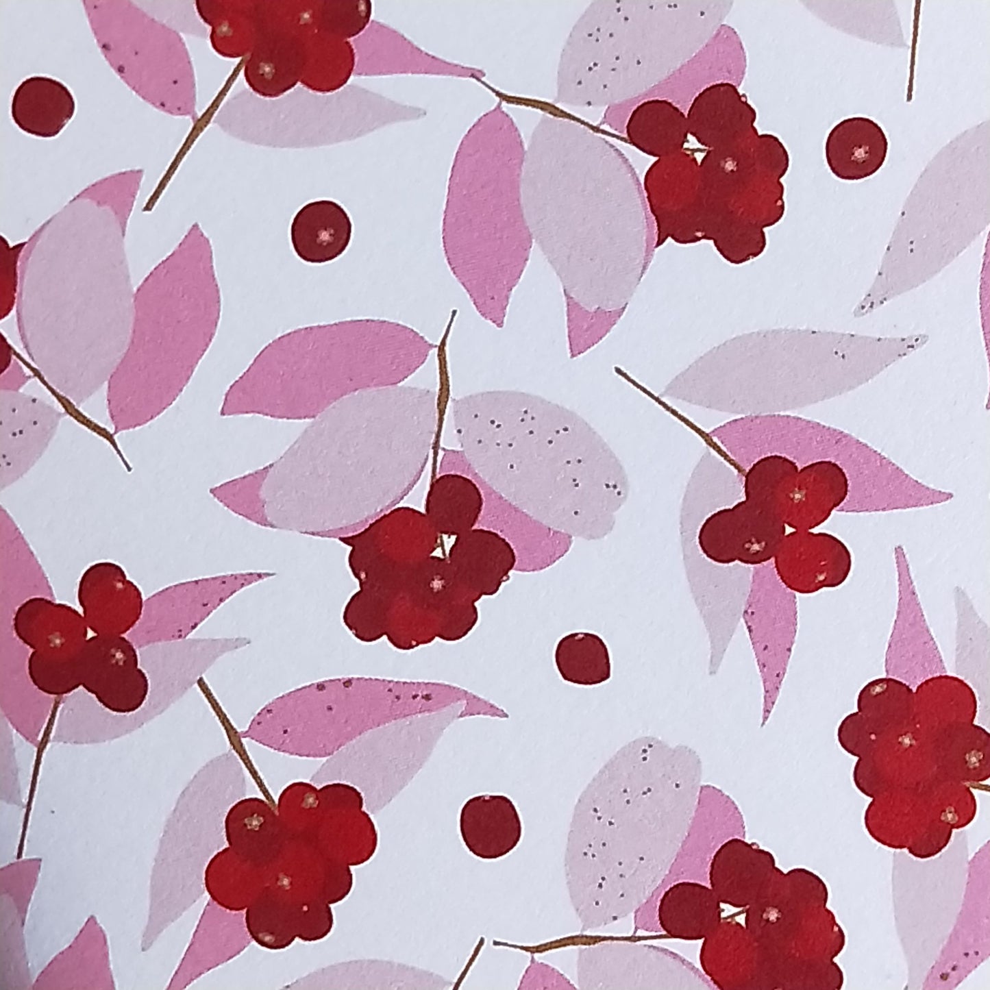 Wilddori 40 sheet Blank Insert - Red Berries
