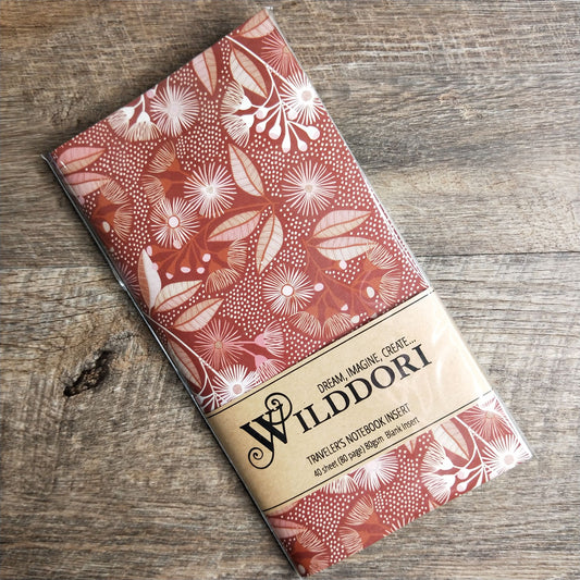 Wilddori 40 sheet Blank Insert - Mustard Blooms and Leaves