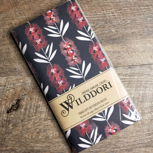 Wilddori 40 sheet Blank Insert - Callistemon Dark