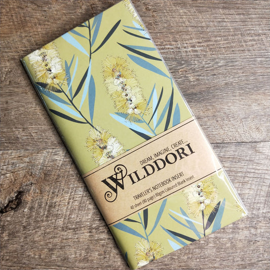 Wilddori 40 sheet Blank Insert - Lime Callistemon