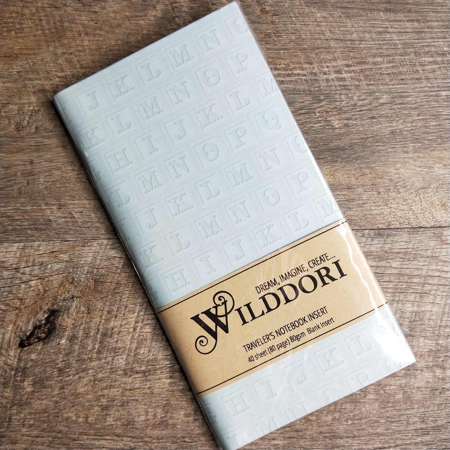 Wilddori 40 sheet Blank Insert - Baby Boy Blocks