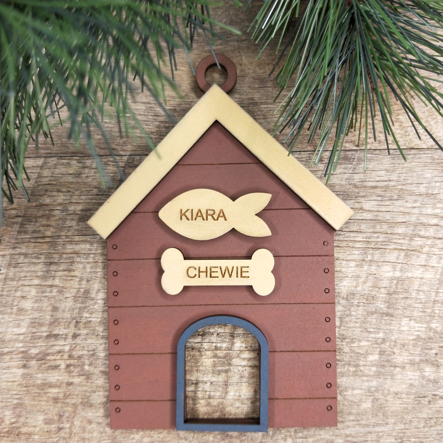 DIY Wooden Christmas House Decorations