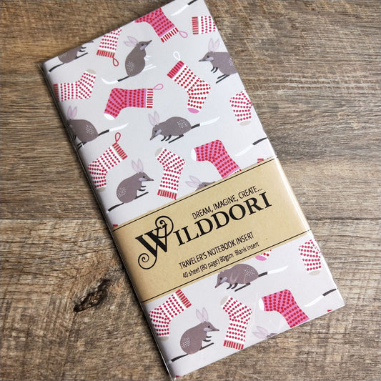 Wilddori 40 sheet Blank Insert - Aussie Christmas Stockings Bilby